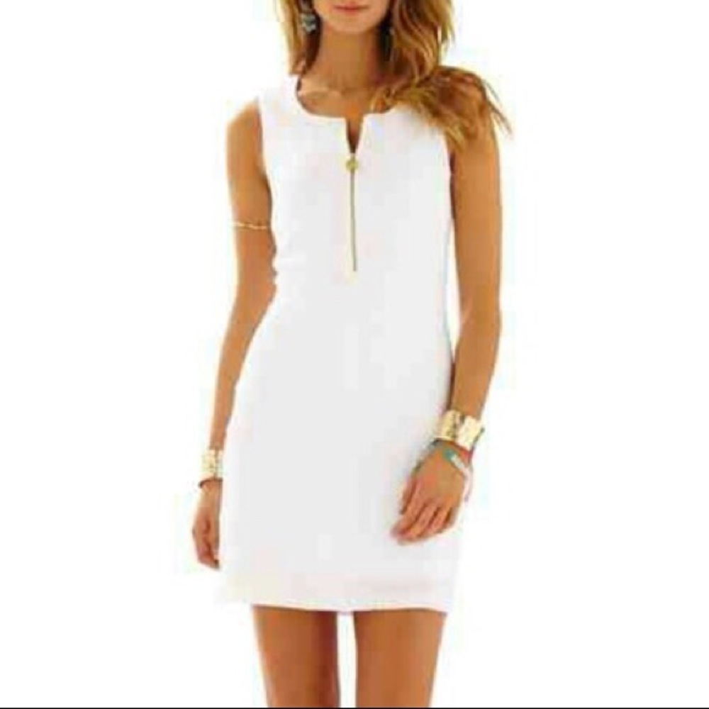 Lilly Pulitzer white shift dress